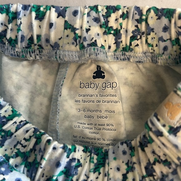 GAP - NWT - Blue and White Floral Skorts with Elastic Waistband - Picture 3 of 4